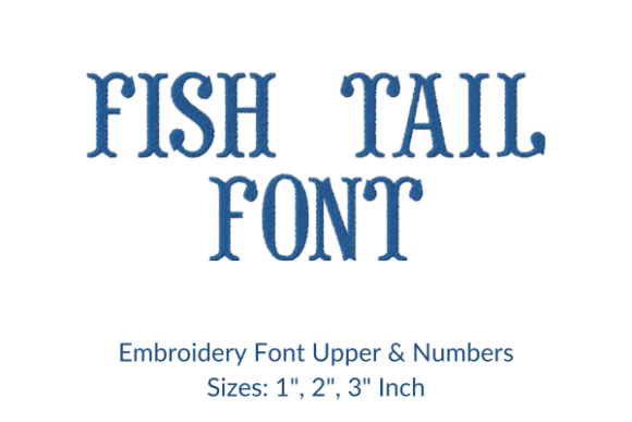 Fish Tail Font Review for Apparel Design