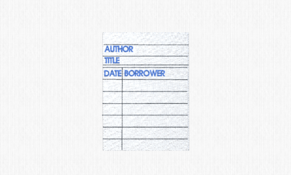 Library Checkout Card Review
