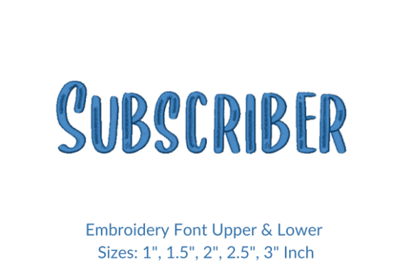 Subscriber Font Review for Craft Sellers
